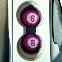 pink 8 ball car coaster (1)