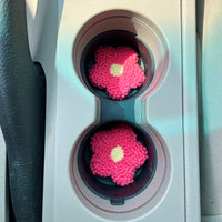 flower power car coaster